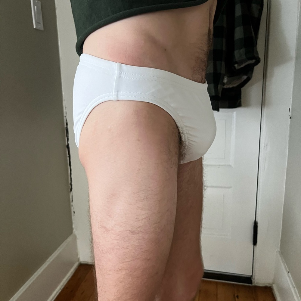 Speedo Men's Classic White Briefs - Picture 2 of 4